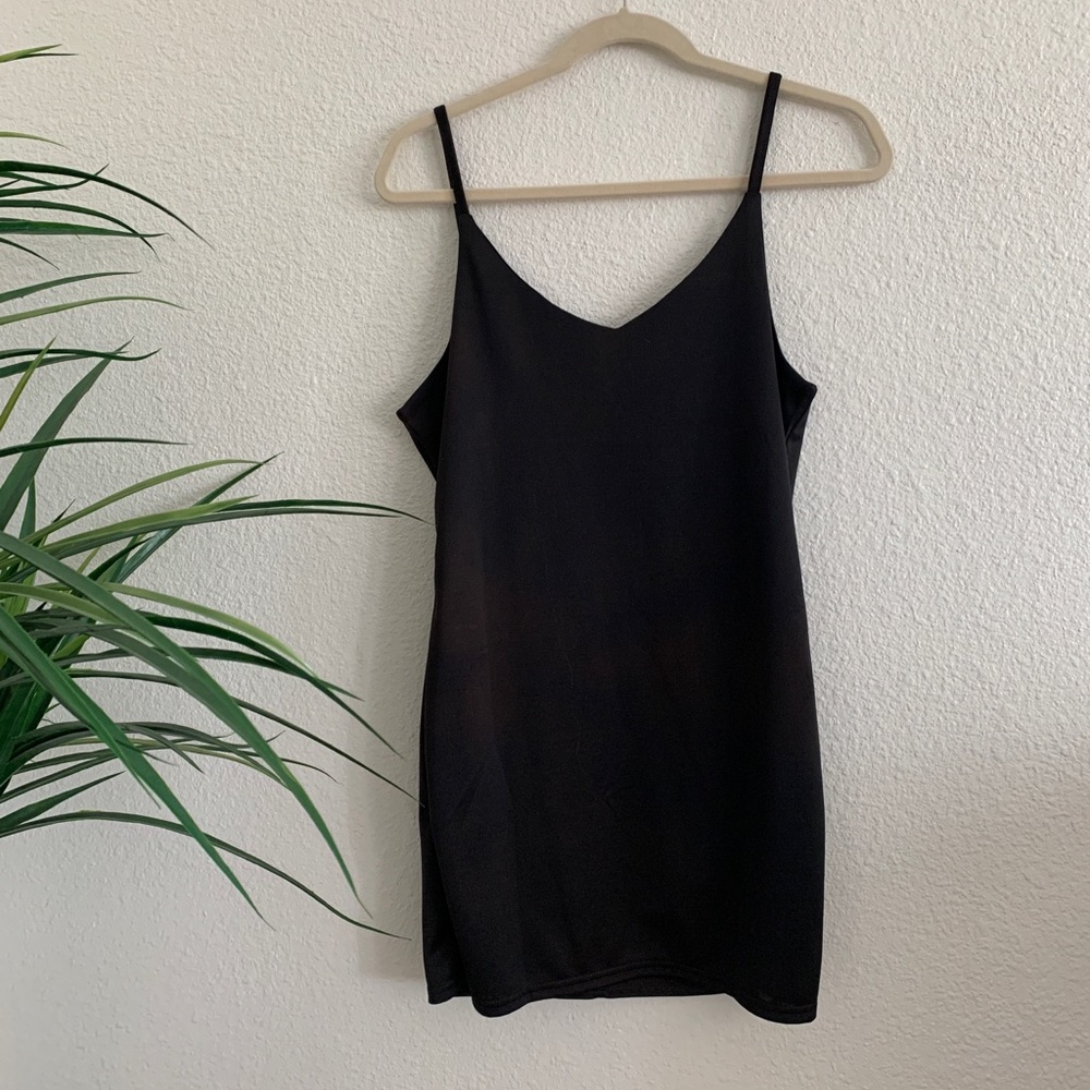 Black Body Slip Dress